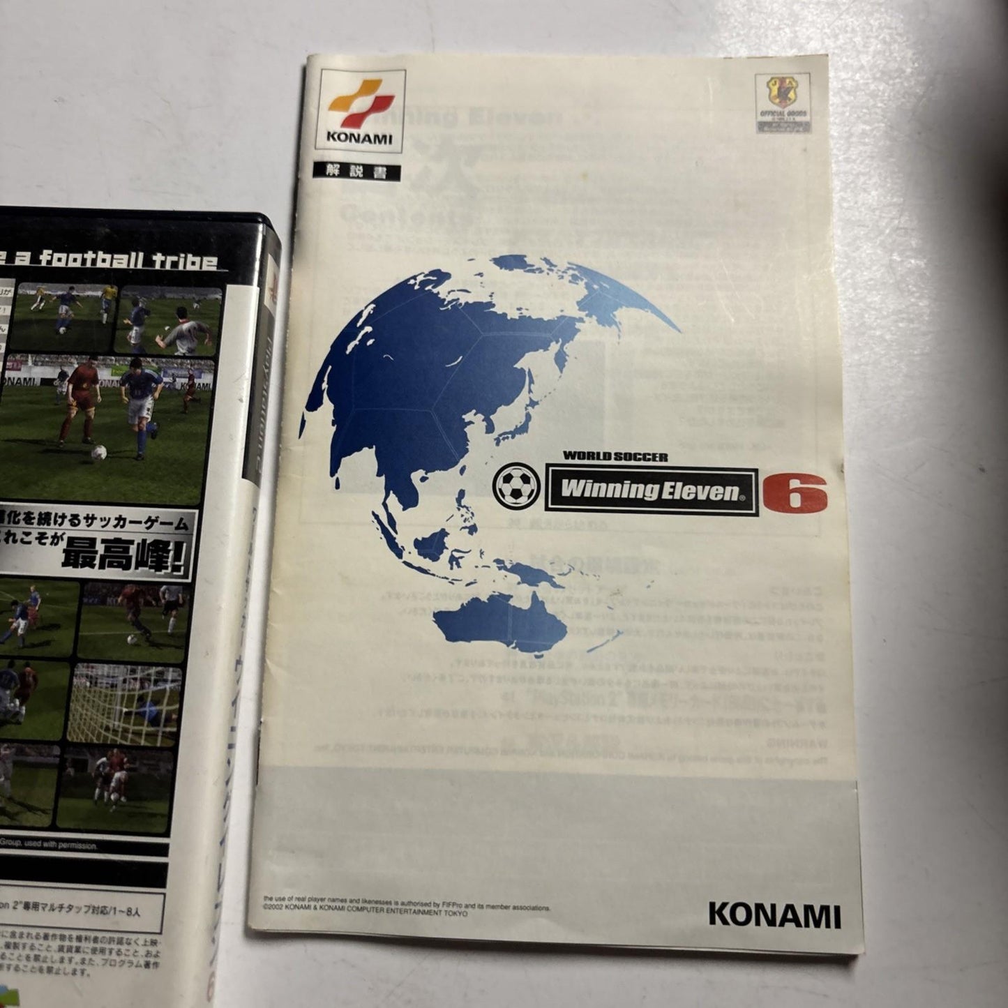 World Soccer Winning Eleven 6 PS2 Sony PlayStation NTSC-J JAPAN Game Complete