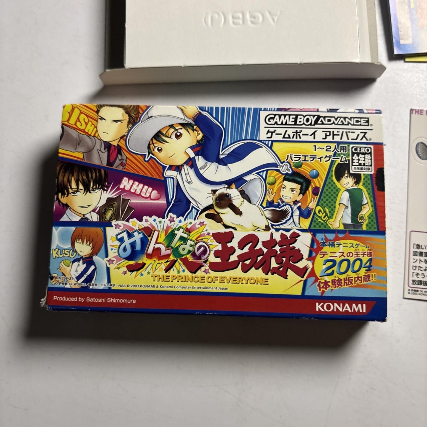 Minna no Ouji-Sama Tennis GBA Nintendo Gameboy Advance JAPAN Complete