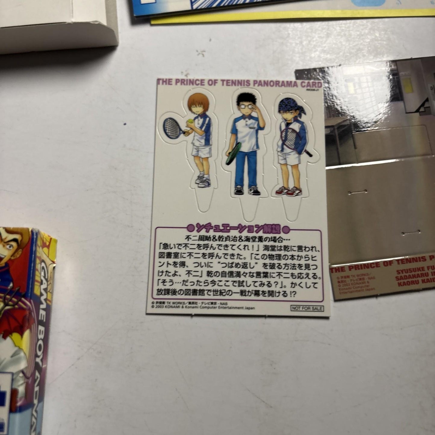 Minna no Ouji-Sama Tennis GBA Nintendo Gameboy Advance JAPAN Complete