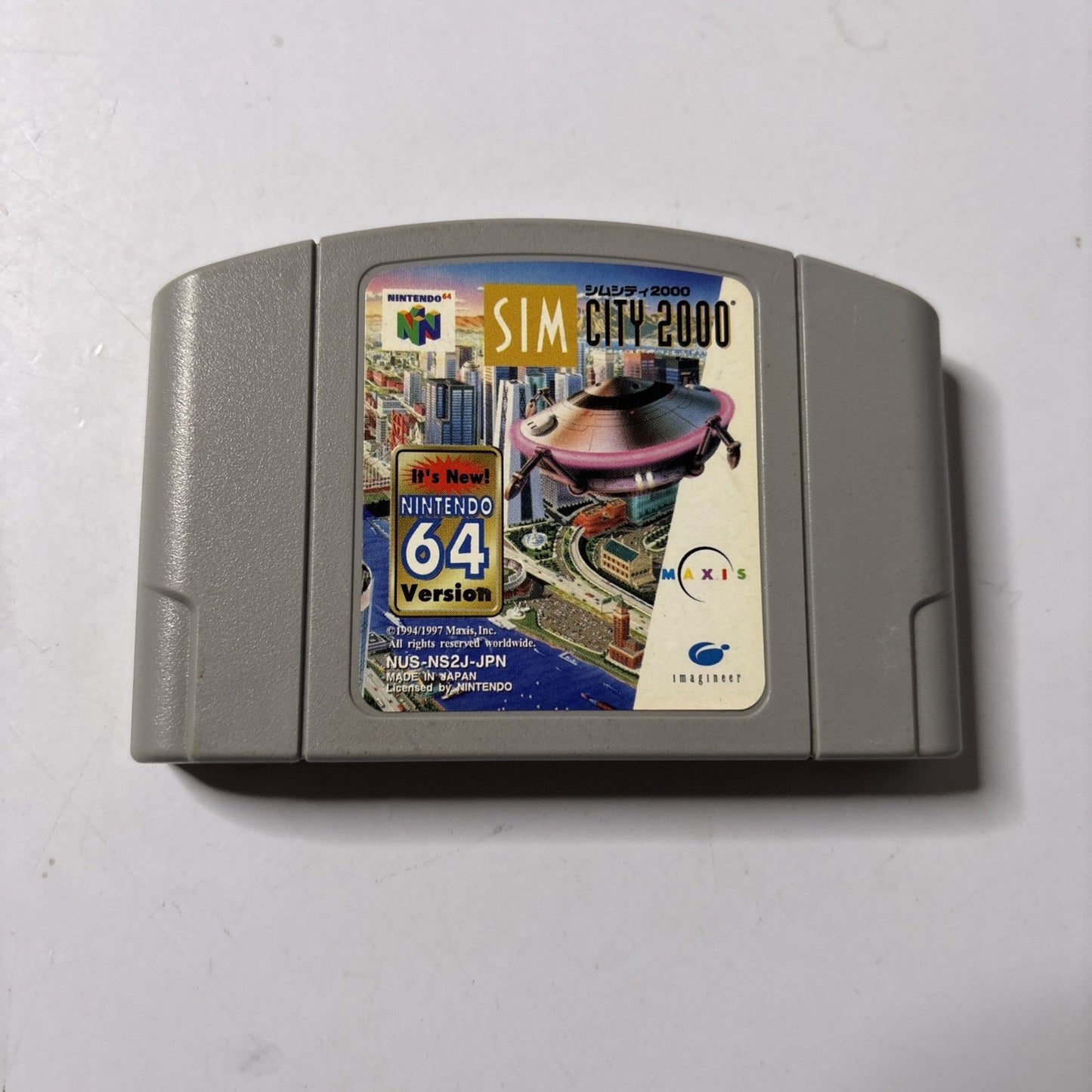 Sim City 2000 N64 Nintendo 64 NTSC-J JAPAN 1998 Game