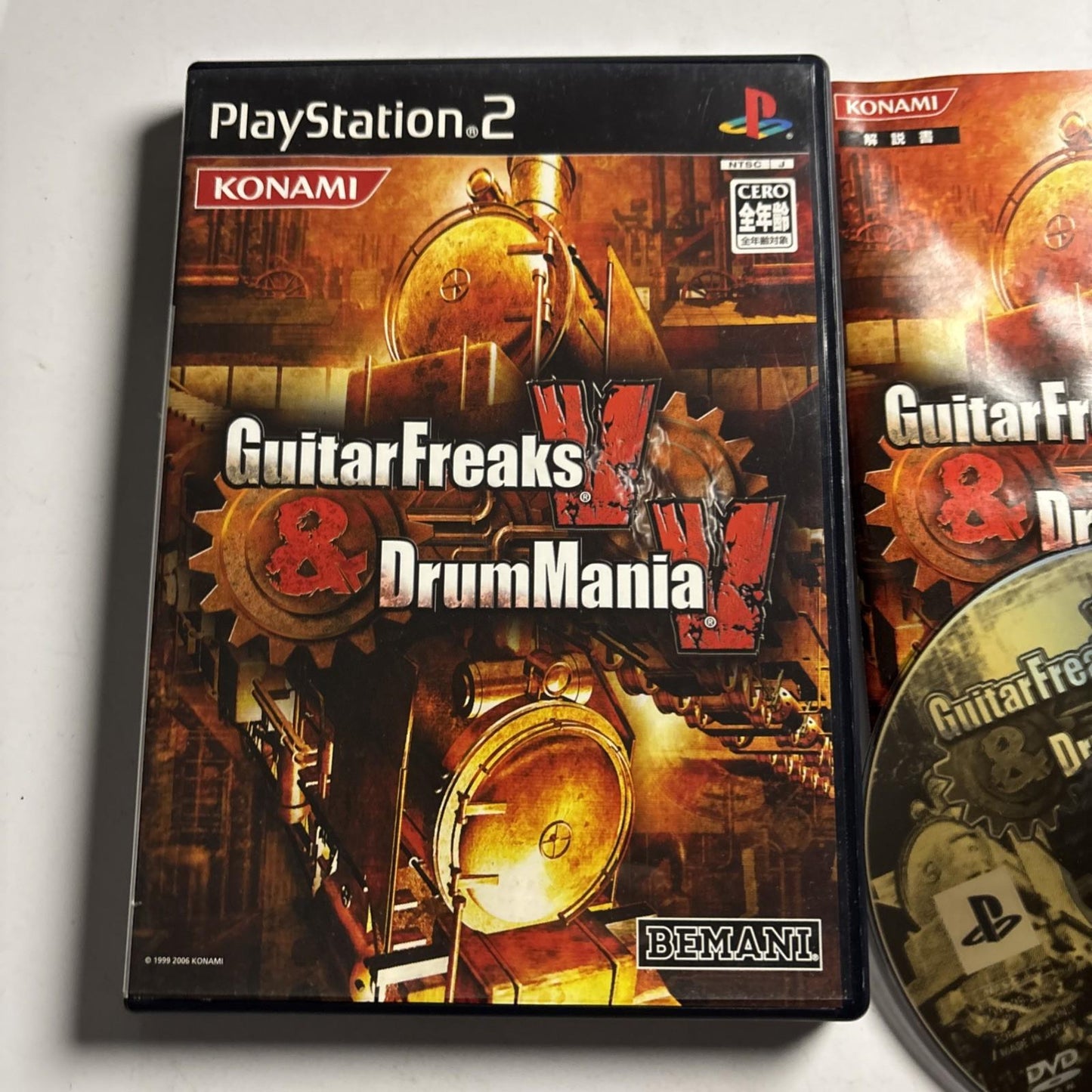 GuitarFreaks V & DrumMania V PS2 Sony PlayStation NTSC-J JAPAN Game