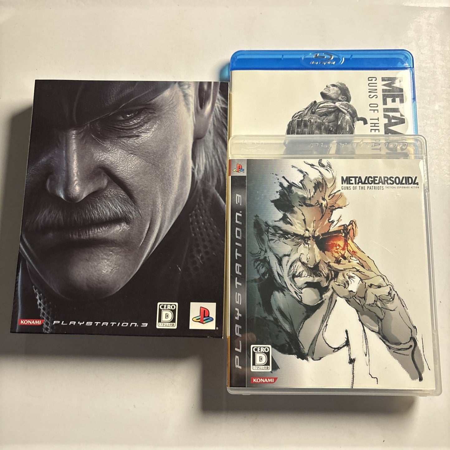 Metal Gear Solid 4 Box Set PS3 Sony PlayStation 3 JAPAN 2008 Game Complete
