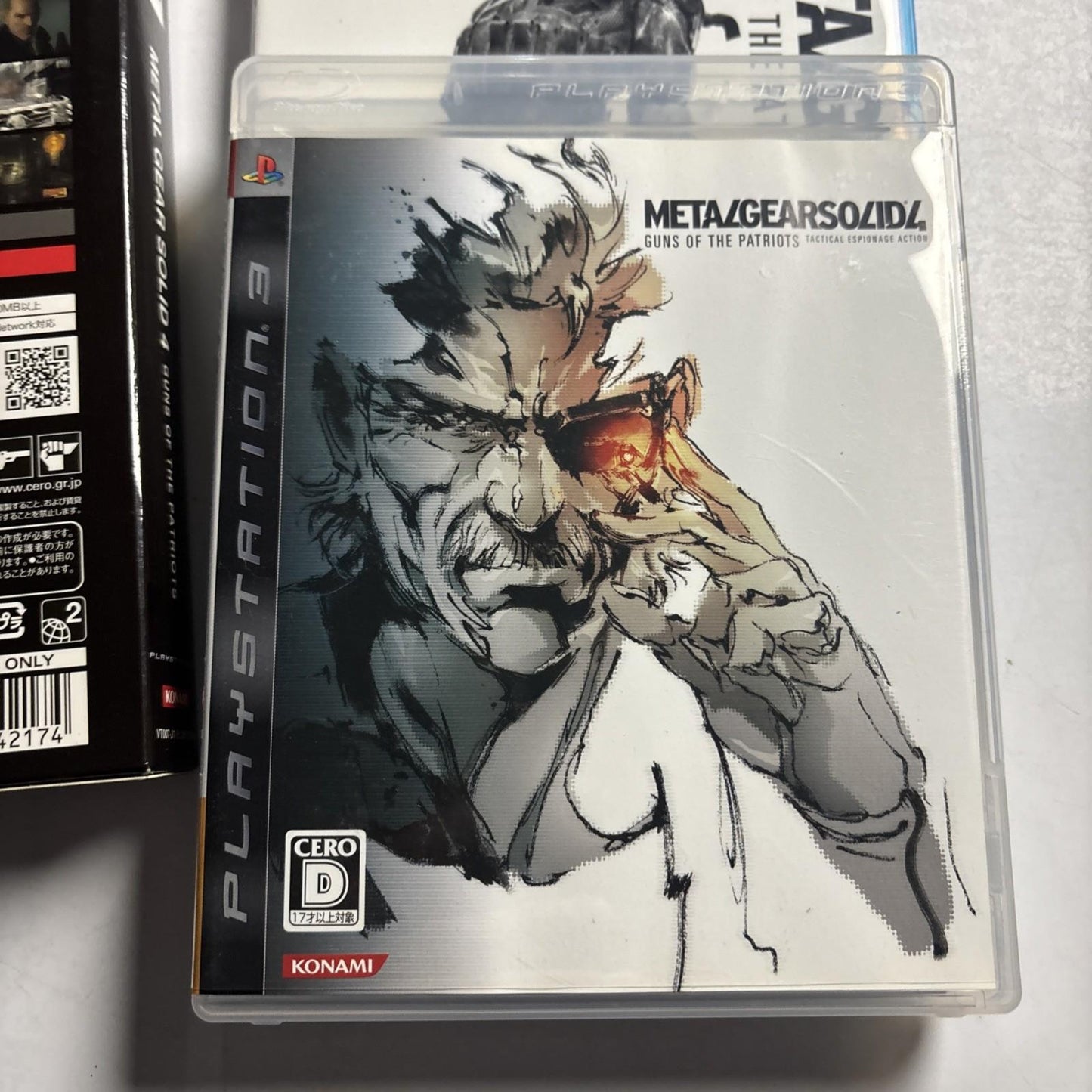 Metal Gear Solid 4 Box Set PS3 Sony PlayStation 3 JAPAN 2008 Game Complete