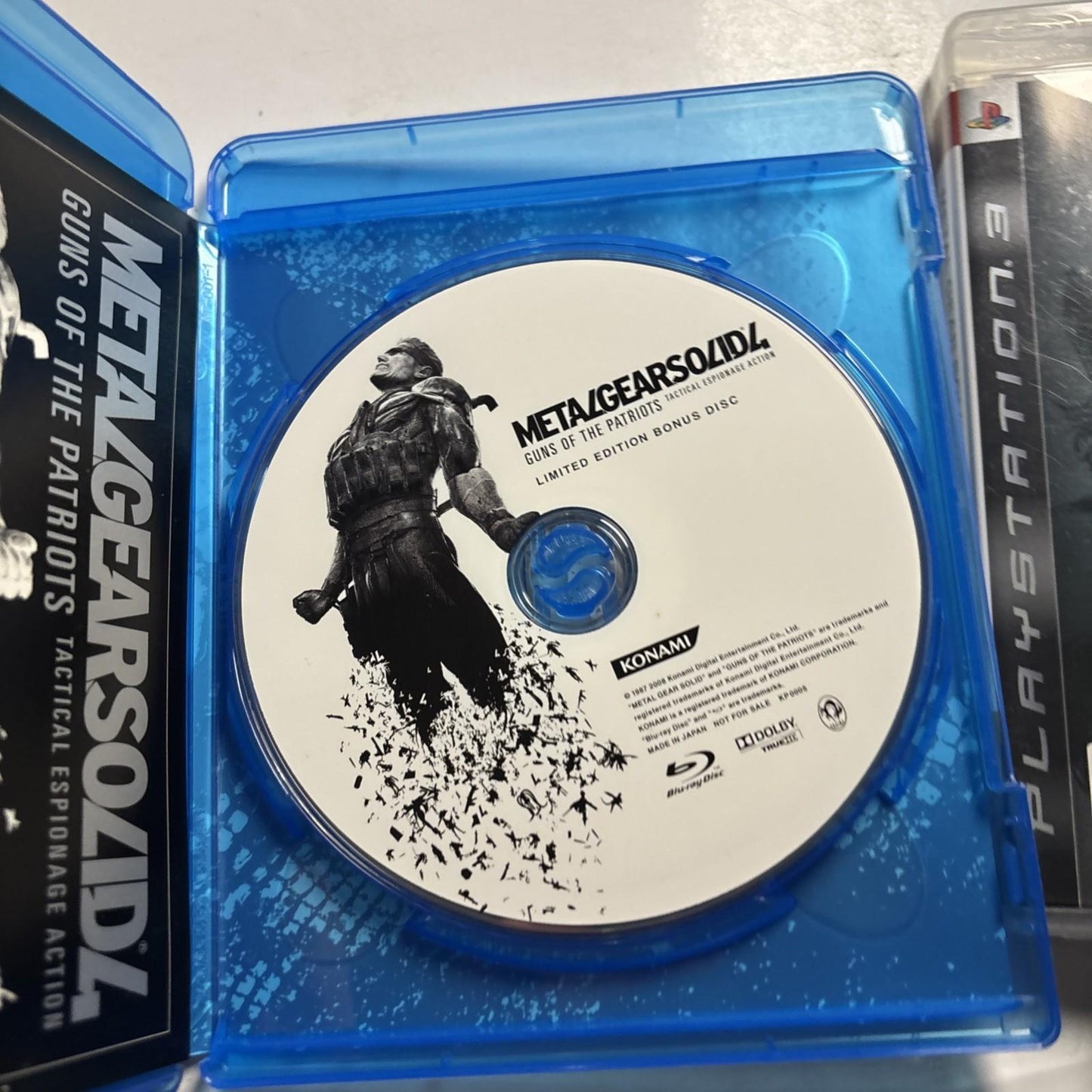 Metal Gear Solid 4 Box Set PS3 Sony PlayStation 3 JAPAN 2008 Game Complete