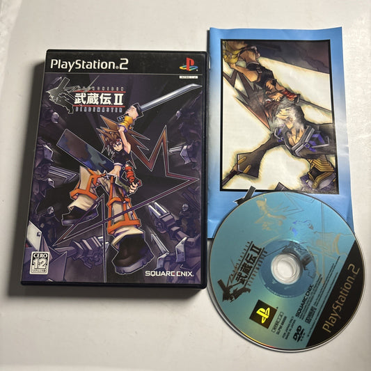 Musashiden 2 Blade Master PS2 Sony PlayStation NTSC-J JAPAN Game Complete
