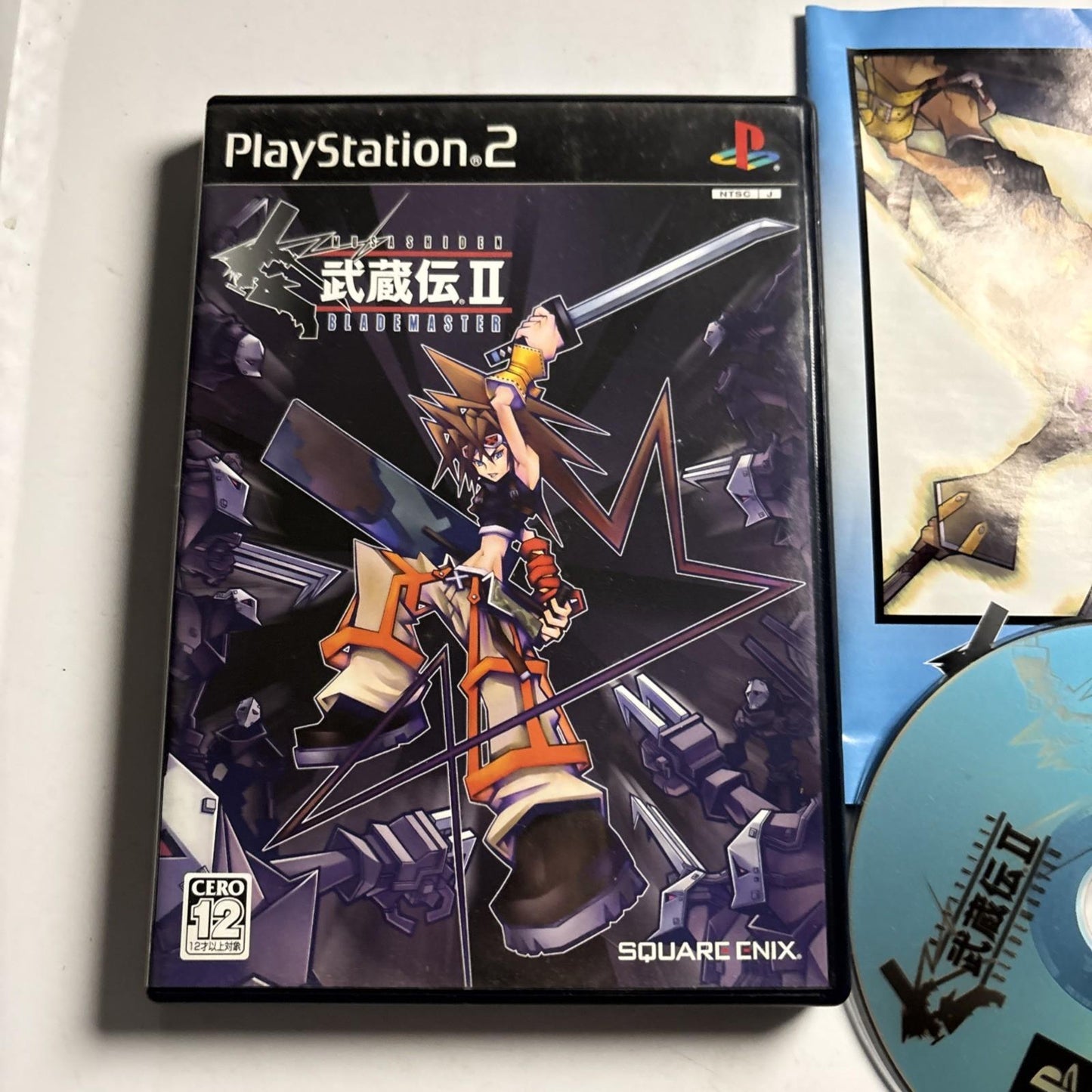 Musashiden 2 Blade Master PS2 Sony PlayStation NTSC-J JAPAN Game Complete