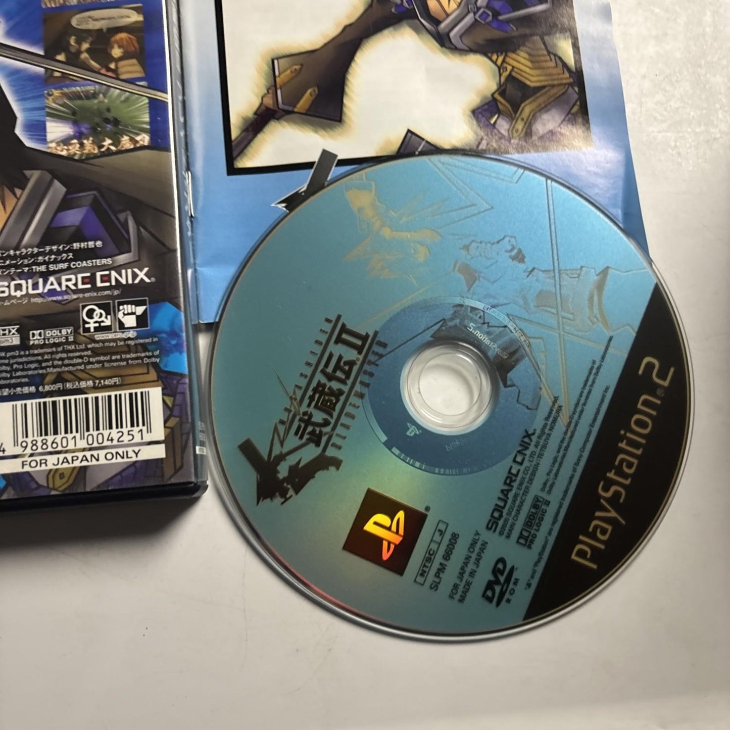 Musashiden 2 Blade Master PS2 Sony PlayStation NTSC-J JAPAN Game Complete