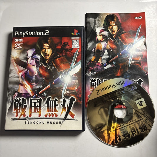 Sengoku Musou PS2 Sony PlayStation NTSC-J JAPAN Game Complete