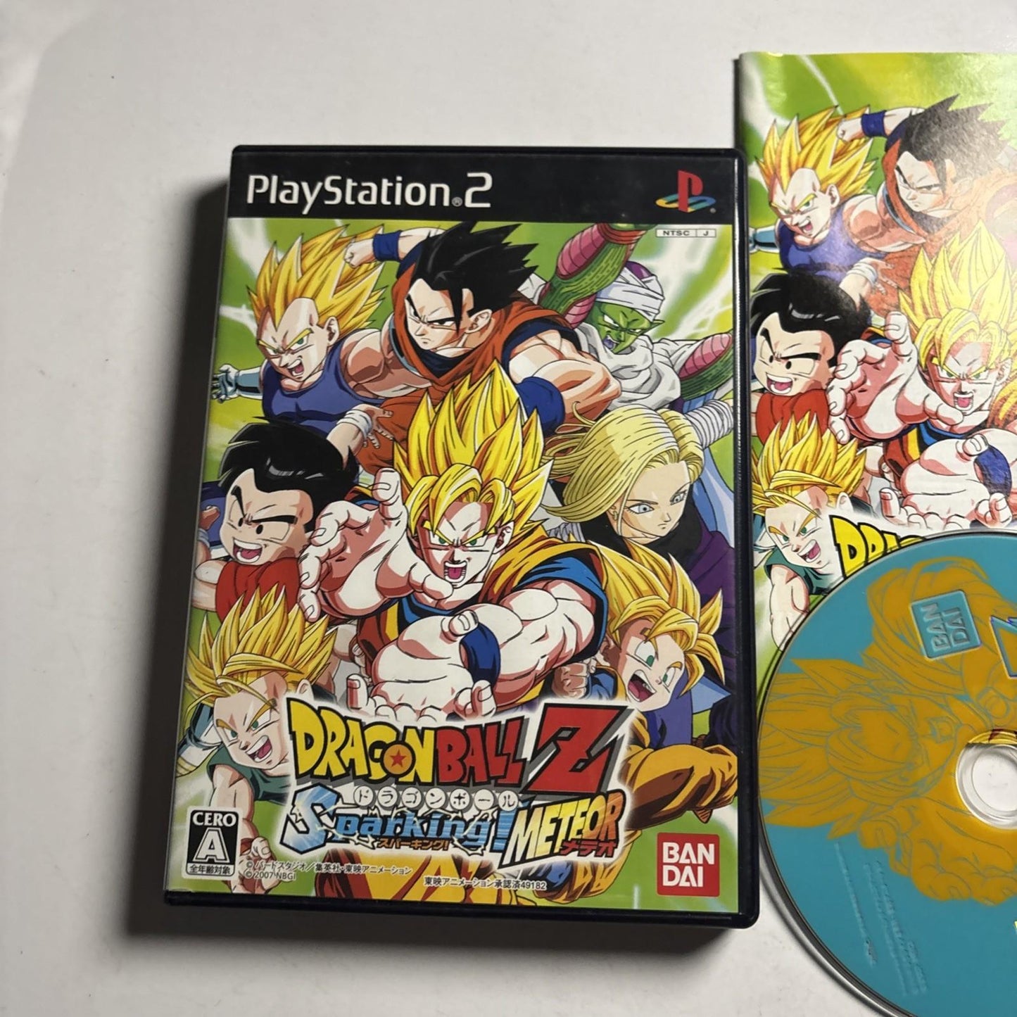 Dragon Ball Z Sparking! Meteor PS2 Sony PlayStation NTSC-J JAPAN Game Complete