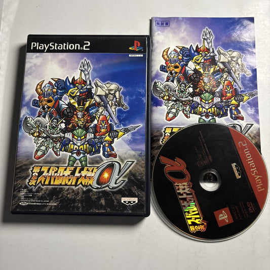 Super Robot Wars Alpha 2 PS2 Sony PlayStation NTSC-J JAPAN Game Complete