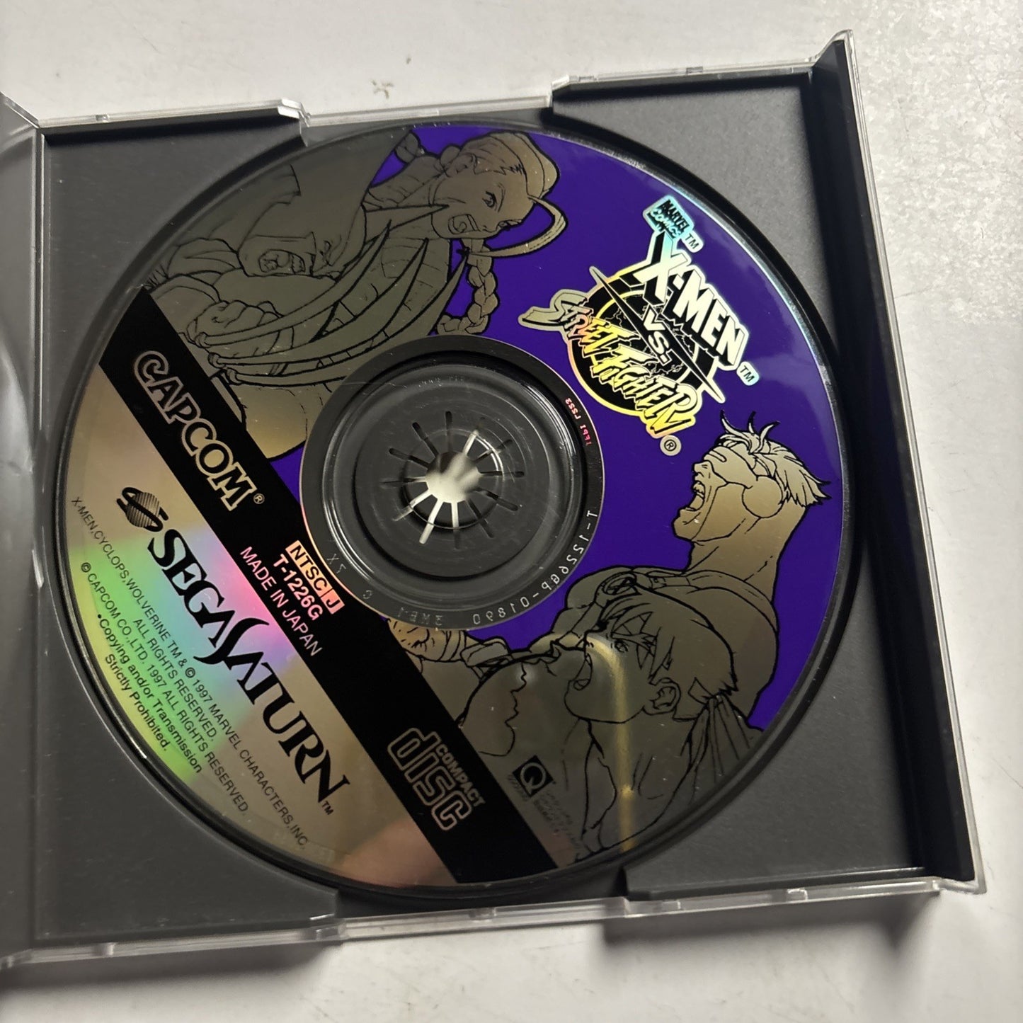 X-Men vs Street Fighter SEGA Saturn SS NTSC-J JAPAN Game *Disc Only*
