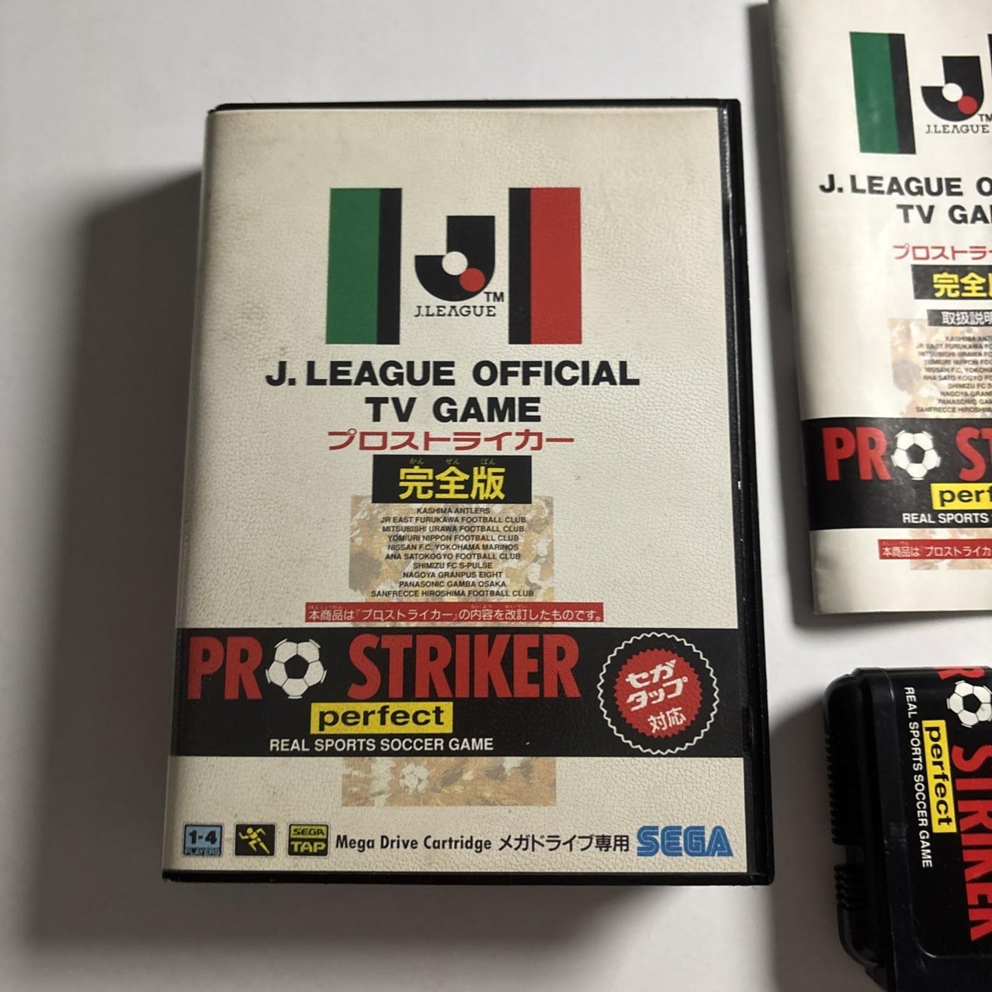 J League Pro Striker 1993 SEGA Mega Drive MD NTSC-J JAPAN Game Complete