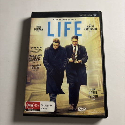 Life (DVD, 2015) Robert Pattinson, Dane DeHann Region 4