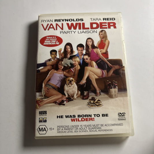 Van Wilder Party Liason (DVD, 2001) Ryan Reynolds, Tara Reid Region 4