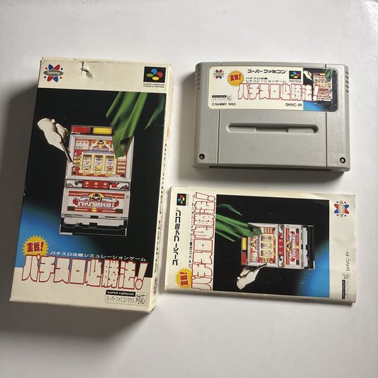 Jissen Pachi Slot Hisshouhou 1993 Nintendo Super Famicom NTSC-J JAPAN Complete