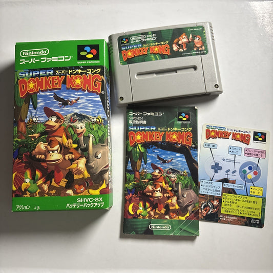 Super Donkey Kong 1994 Nintendo Super Famicom SNES NTSC-J JAPAN Complete