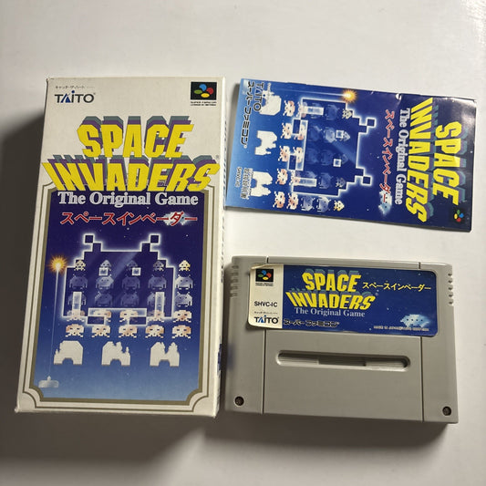 Space Invaders: The Original Game Nintendo Super Famicom NTSC-J JAPAN Complete