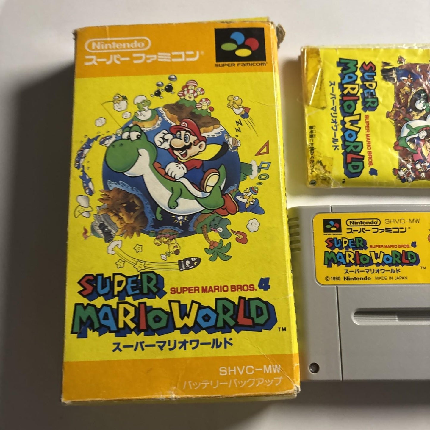Super Mario World 1990 Nintendo Super Famicom NTSC-J JAPAN Game Complete