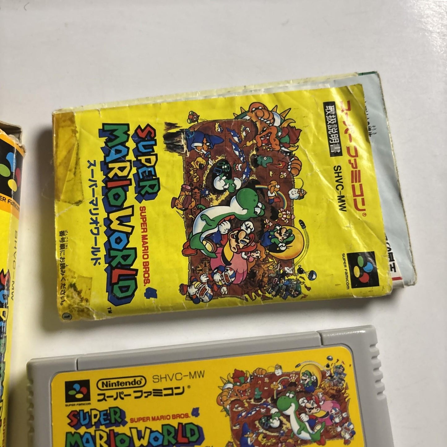 Super Mario World 1990 Nintendo Super Famicom NTSC-J JAPAN Game Complete