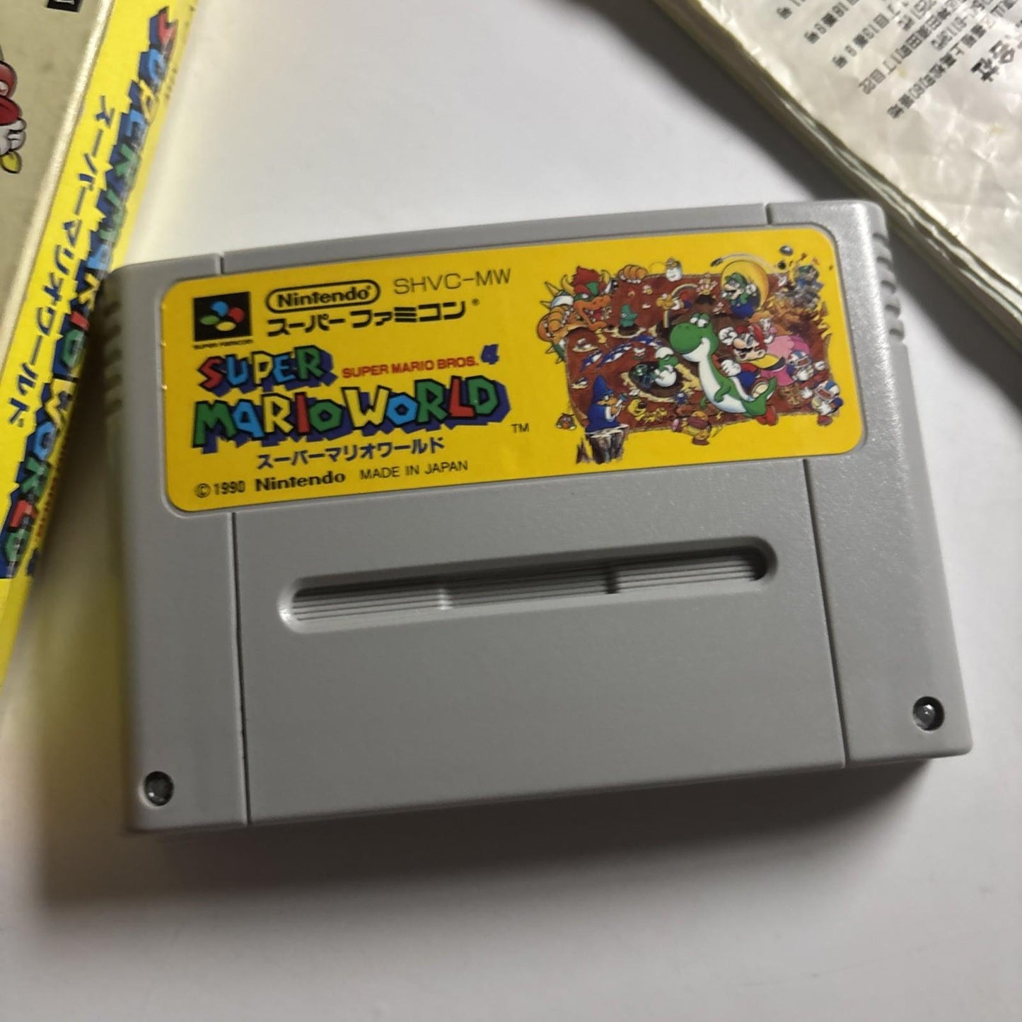Super Mario World 1990 Nintendo Super Famicom NTSC-J JAPAN Game Complete