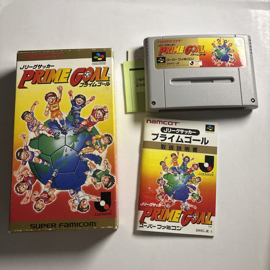 Prime Goal 1 1994 Nintendo Super Famicom SNES NTSC-J JAPAN Game Complete