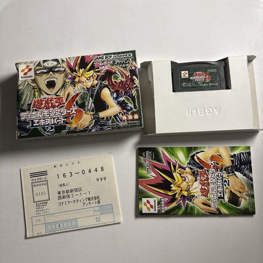 Yu-Gi-Oh Duel Monsters 6 Expert 2 GBA Nintendo Gameboy Advance JAPAN Complete