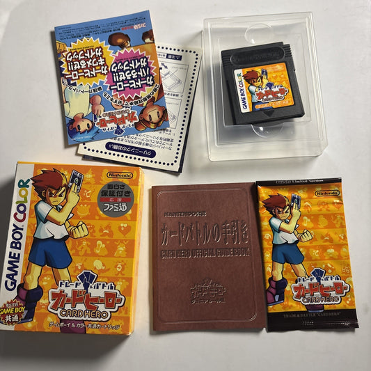 Trade & Battle: Card Hero GBC Gameboy Color JAPAN Complete *Unopened Card*