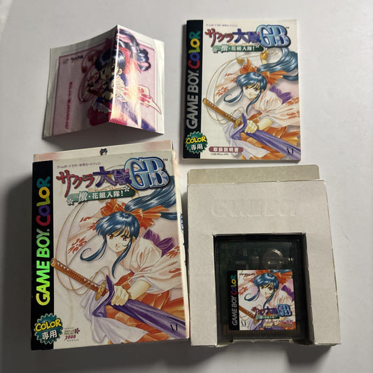 Sakura Wars GB 2000 GBC Nintendo Gameboy Color JAPAN Game Complete