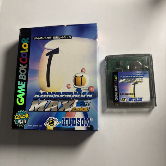 Bomberman Max: Hudson The Hero of Light 1999 GBC Gameboy Color JAPAN Game
