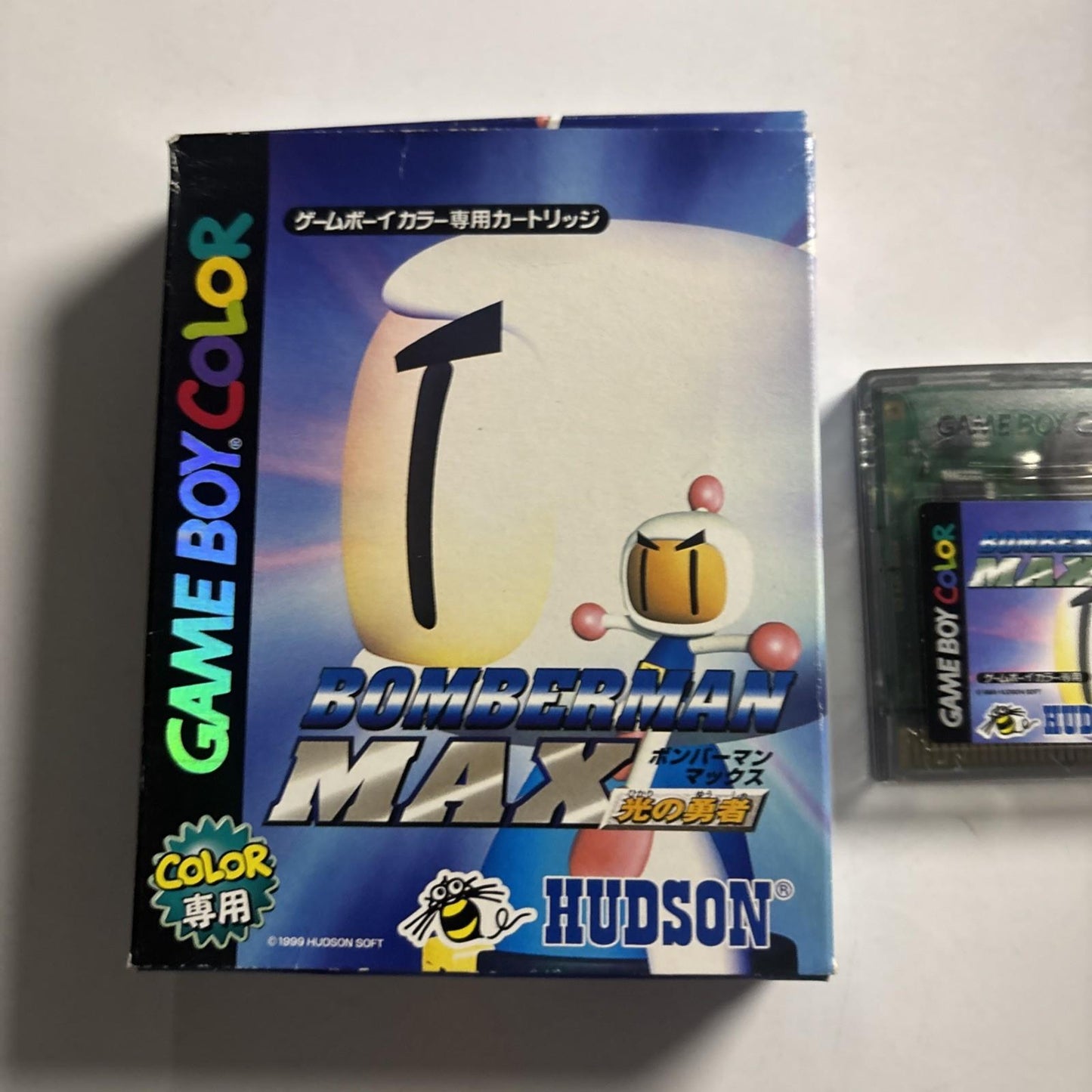 Bomberman Max: Hudson The Hero of Light 1999 GBC Gameboy Color JAPAN Game