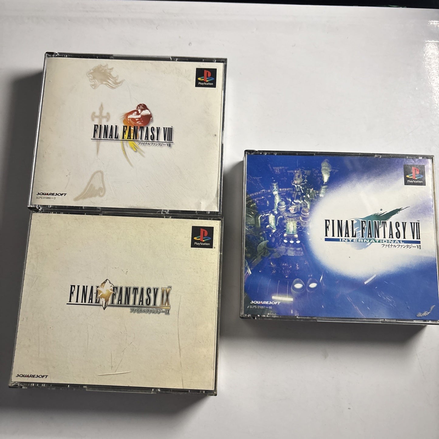 Final Fantasy 7, 8, 9  PS1 Sony PlayStation NTSC-J JAPAN Square RPG Game