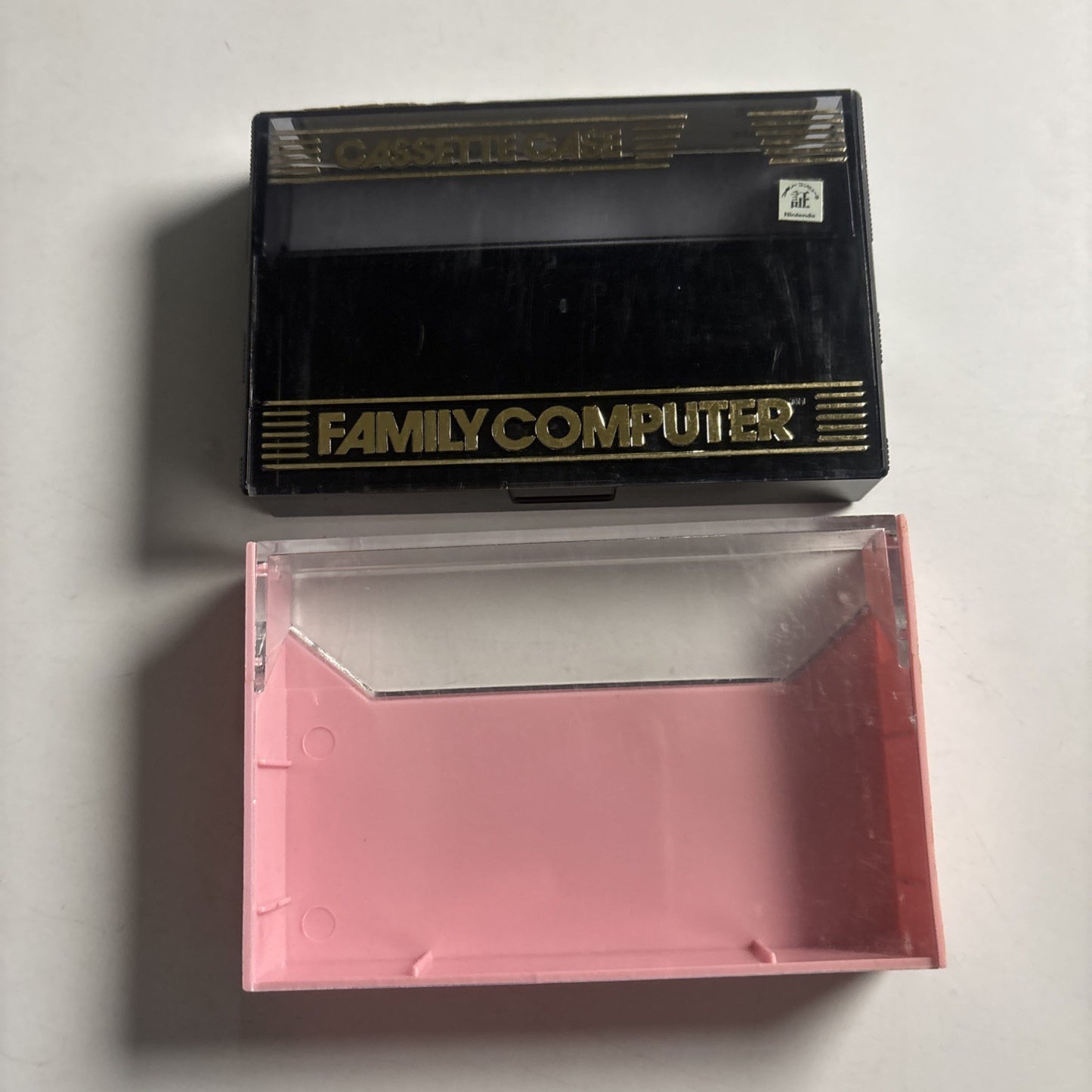 2x Nintendo Famicom Cassette Cartridge Case Vintage Retro