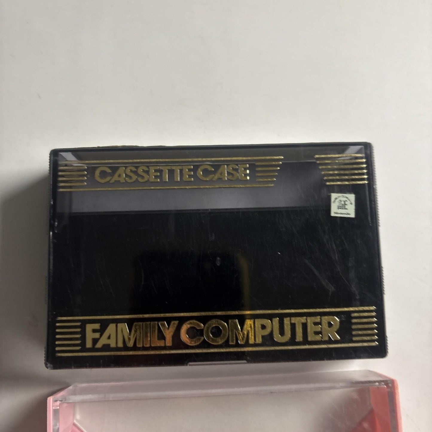 2x Nintendo Famicom Cassette Cartridge Case Vintage Retro