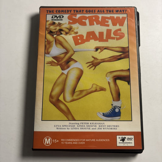 Screw Balls (DVD, 1983) Peter Kelghan  Comedy All Regions