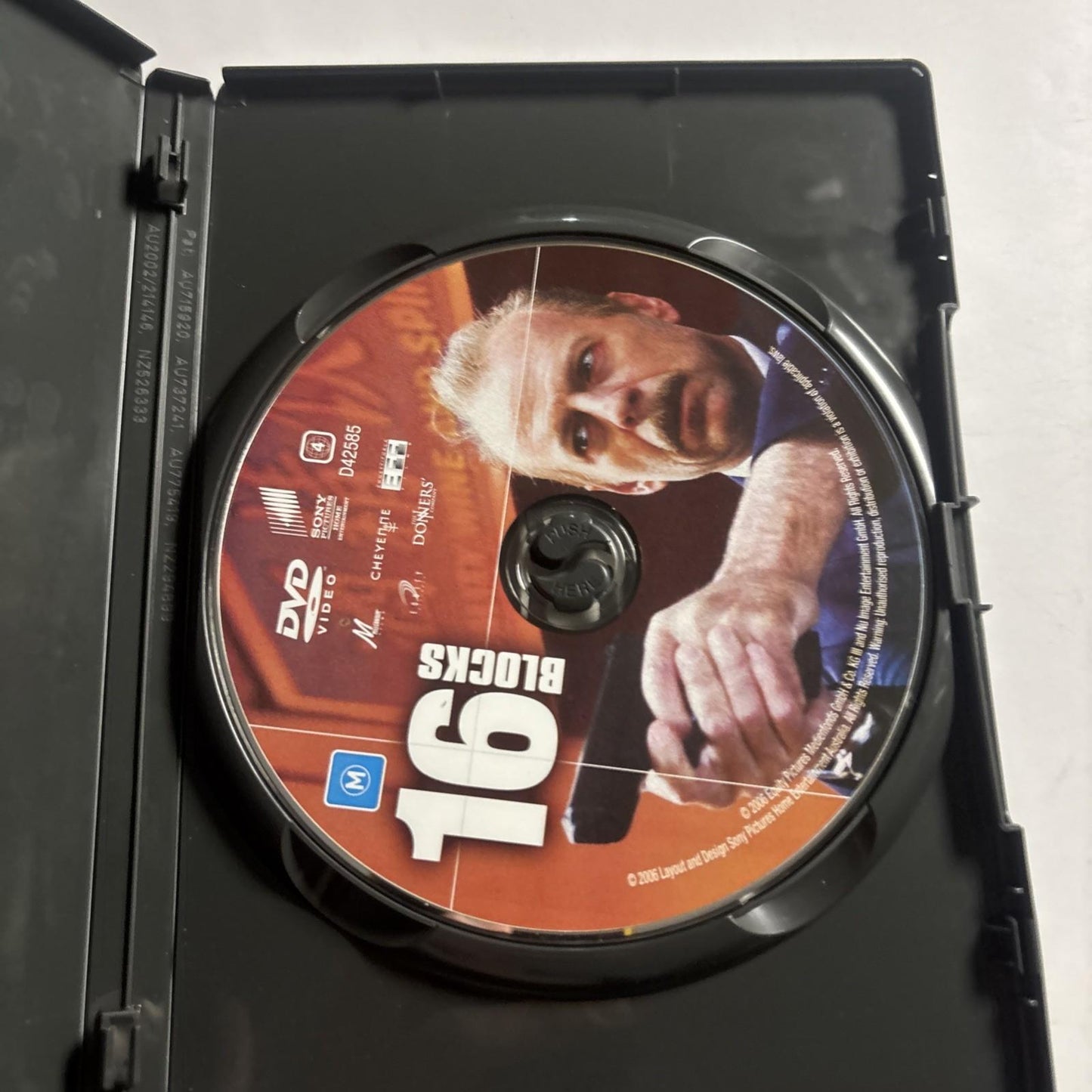 16 Blocks (DVD, 2006) Bruce Willis, Most Def Region 4