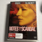 Notes On A Scandal (DVD, 2006) Cate Blanchett, Judi Dench Region 4