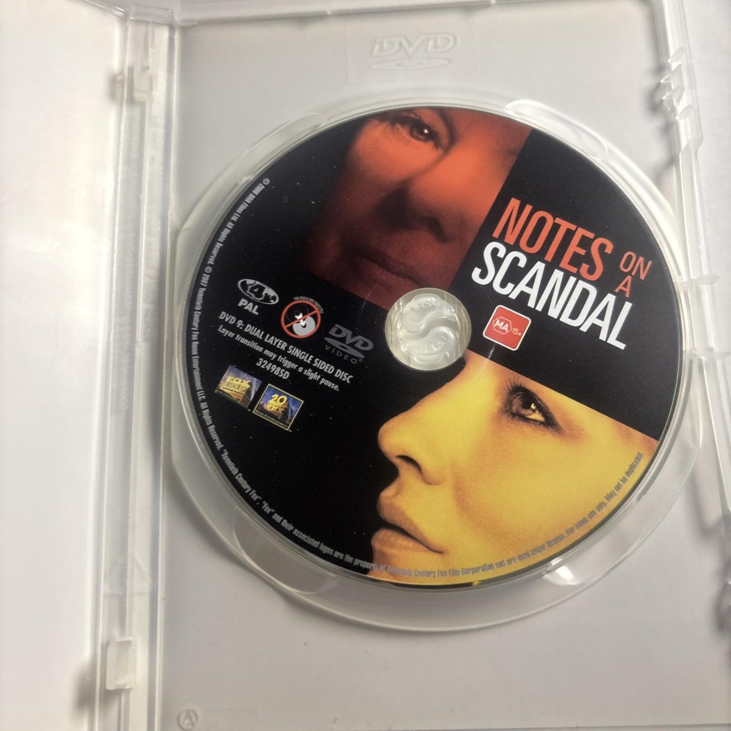 Notes On A Scandal (DVD, 2006) Cate Blanchett, Judi Dench Region 4