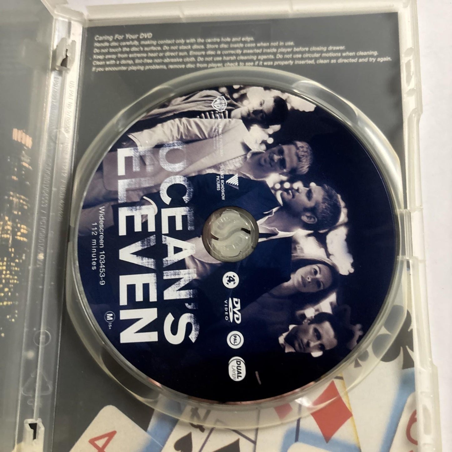 Ocean's Eleven (DVD, 2001) George Clooney, Matt Damon, Brad Pitt Region 4