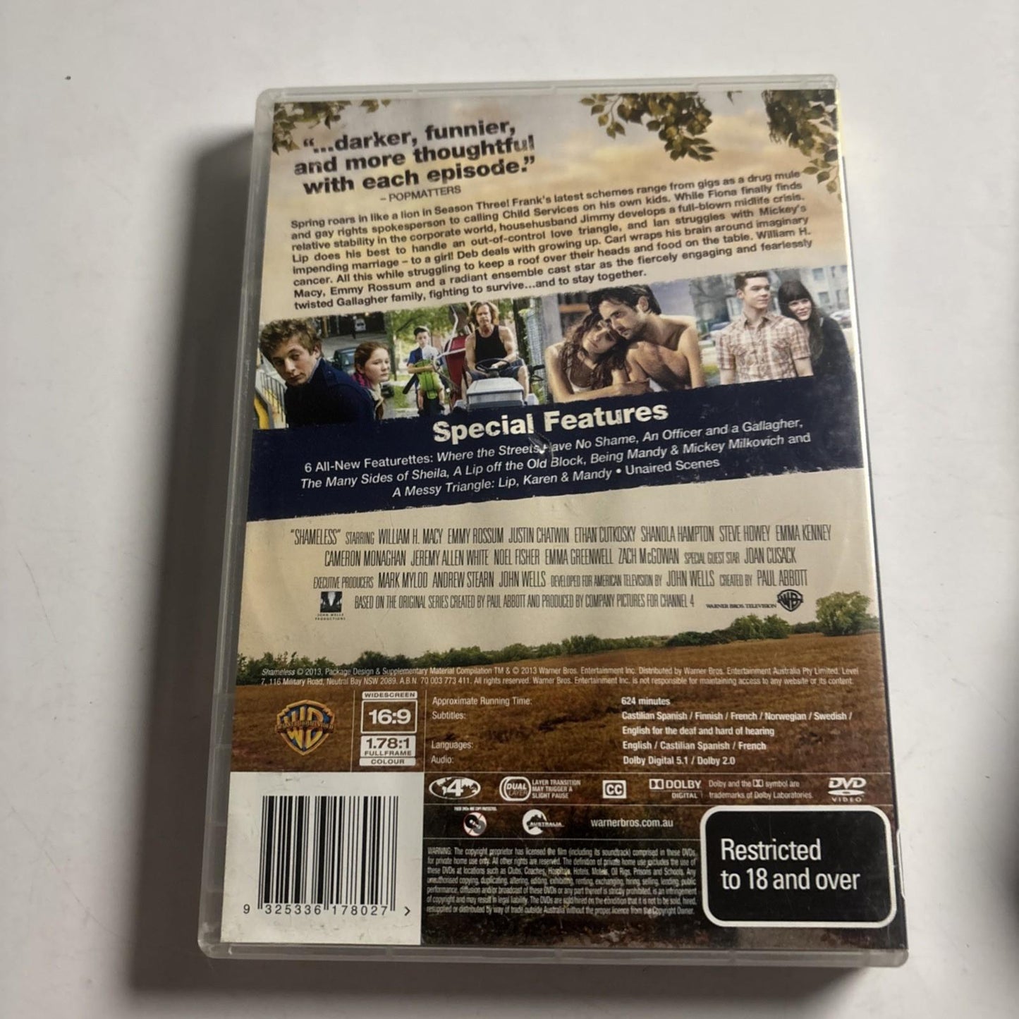 Shameless : Season 3 (DVD, 2013) Region 4