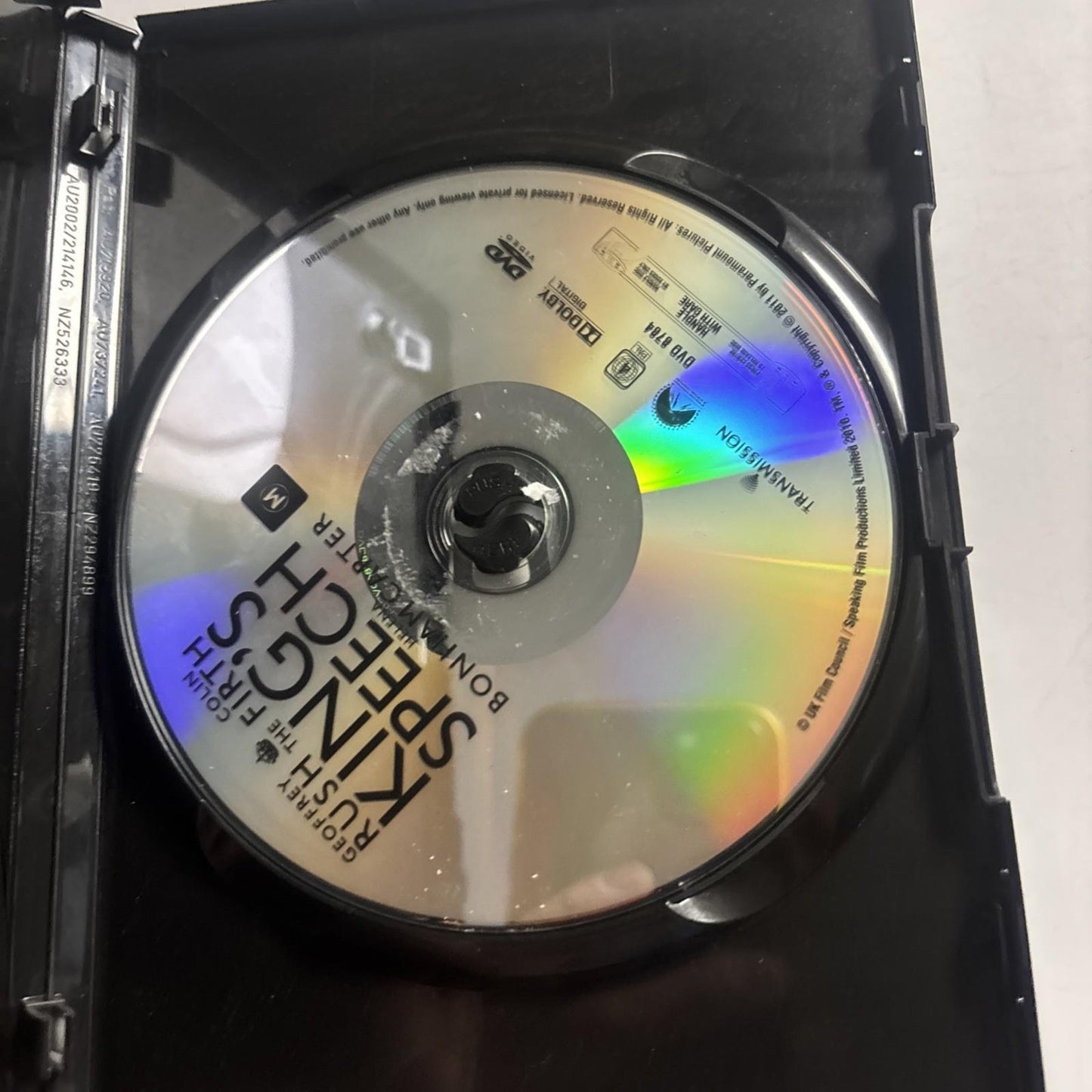 The King's Speech (DVD, 2010) Geoffrey Rush, Colin Firth Region 4