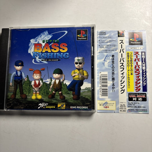 Super Bass Fishing 1999 PS1 Sony PlayStation NTSC-J JAPAN Game Complete