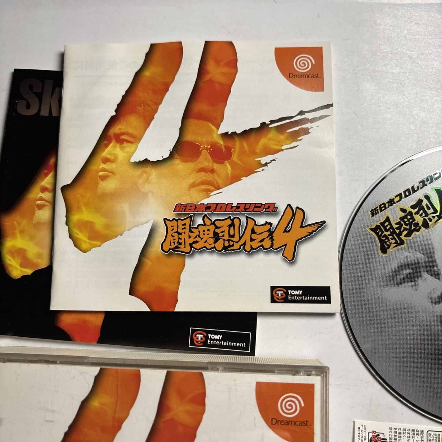 New Japan Pro-Wrestling Toukon Retsuden 4 SEGA Dreamcast NTSC-J JAPAN Complete