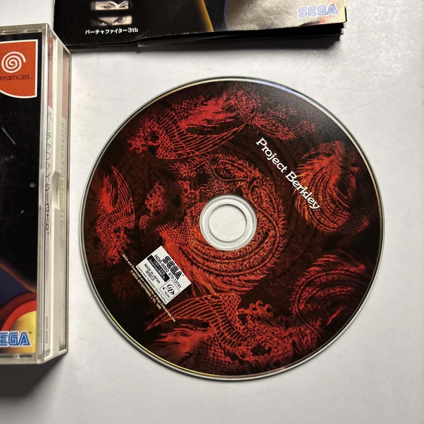 Virtua Fighter 3tb Limited Edition 1998 DC Sega Dreamcast Japan NTSC-J Game