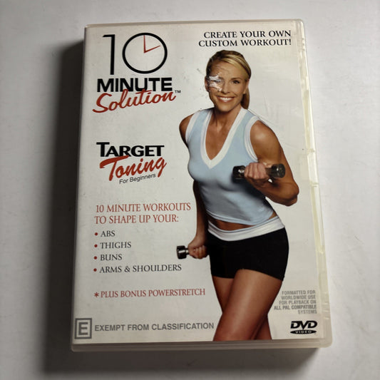 10 Minute Solution Target Toning For Beginners (DVD) Workout All Regions