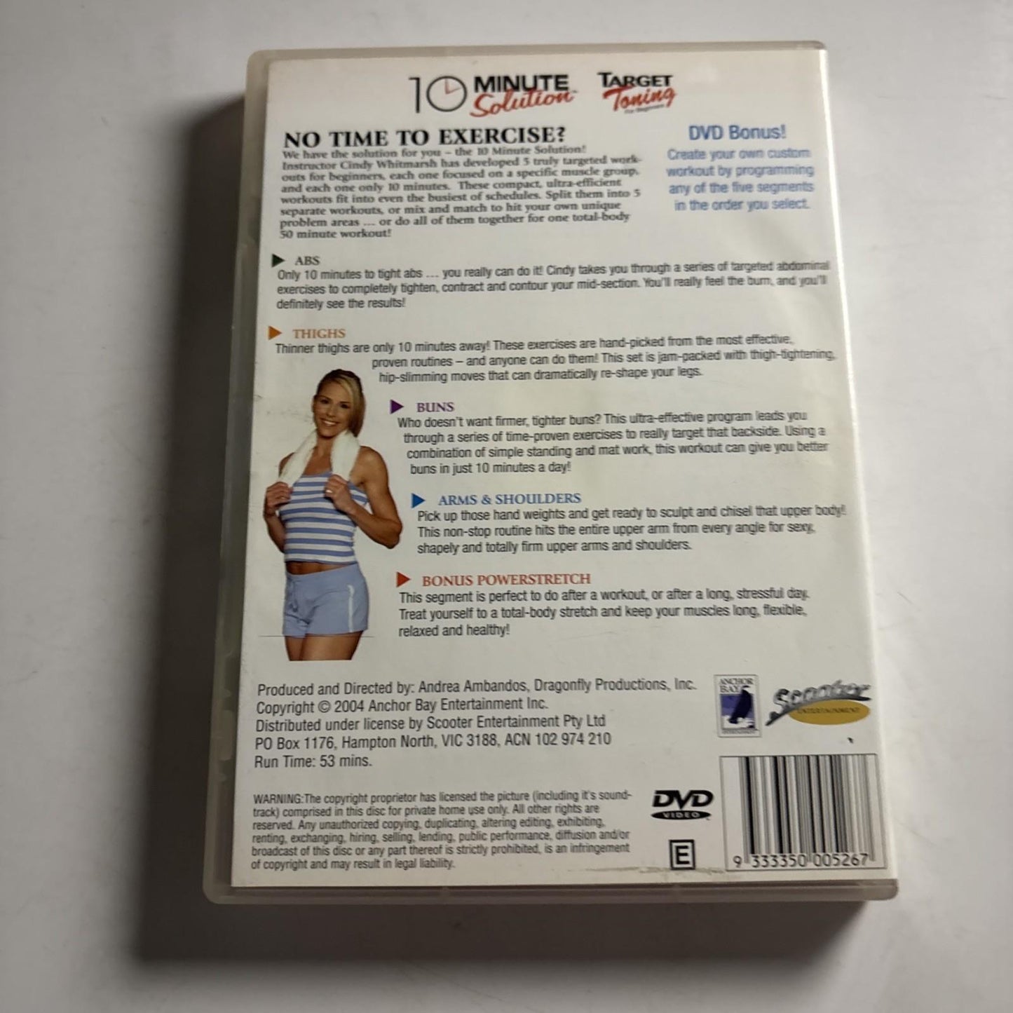 10 Minute Solution Target Toning For Beginners (DVD) Workout All Regions