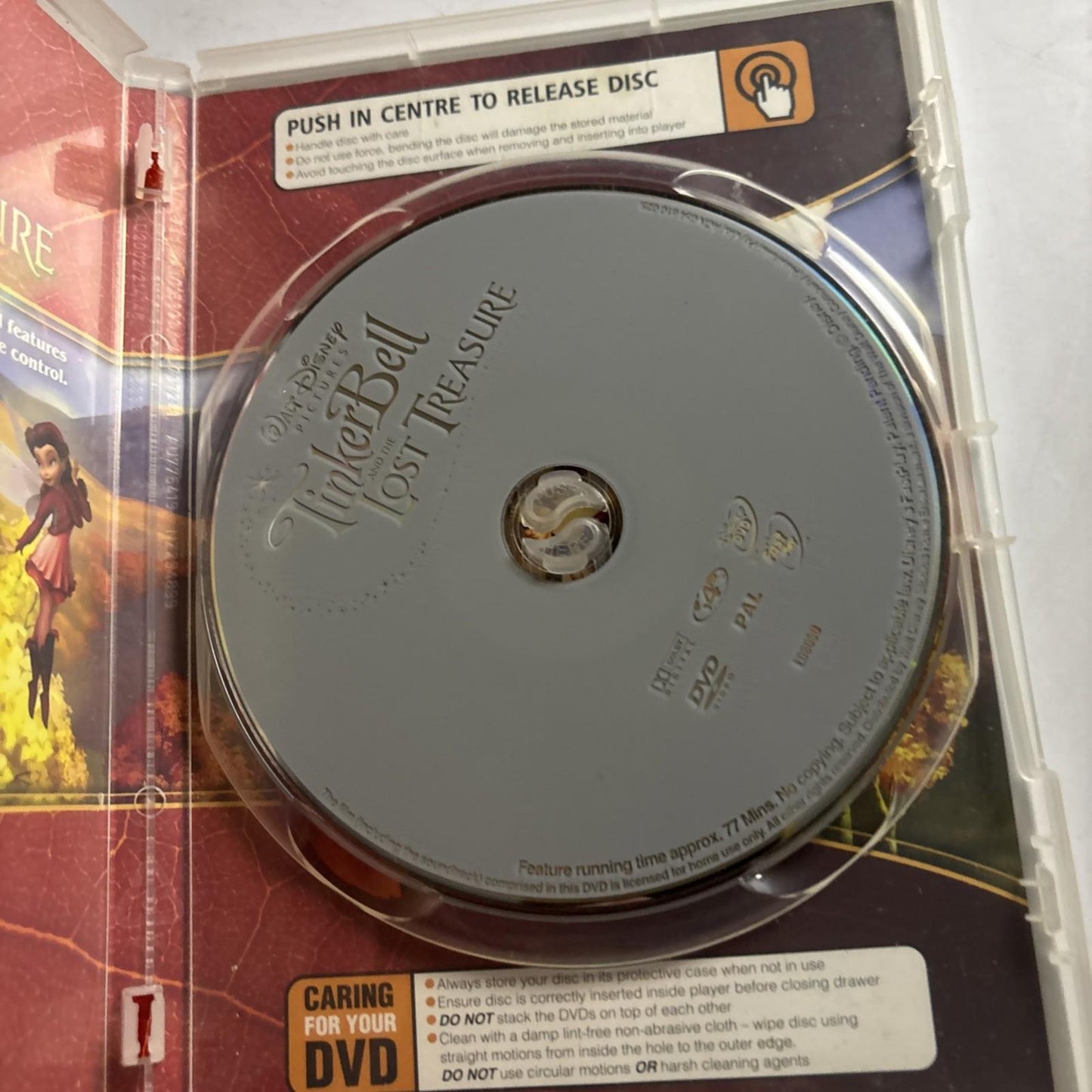 Tinker Bell And The Lost Treasure (DVD, 2009)  Disney Film Region 4