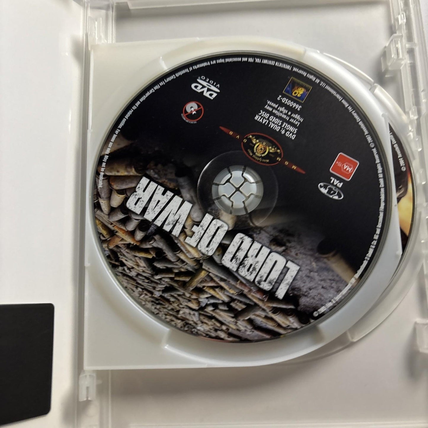 Man On Fire / Lord Of War (DVD, 2004) Nicholas Cage Region 4