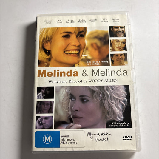 Melinda And Melinda (DVD, 2004) Will Ferrell, Woody Allen Region 4