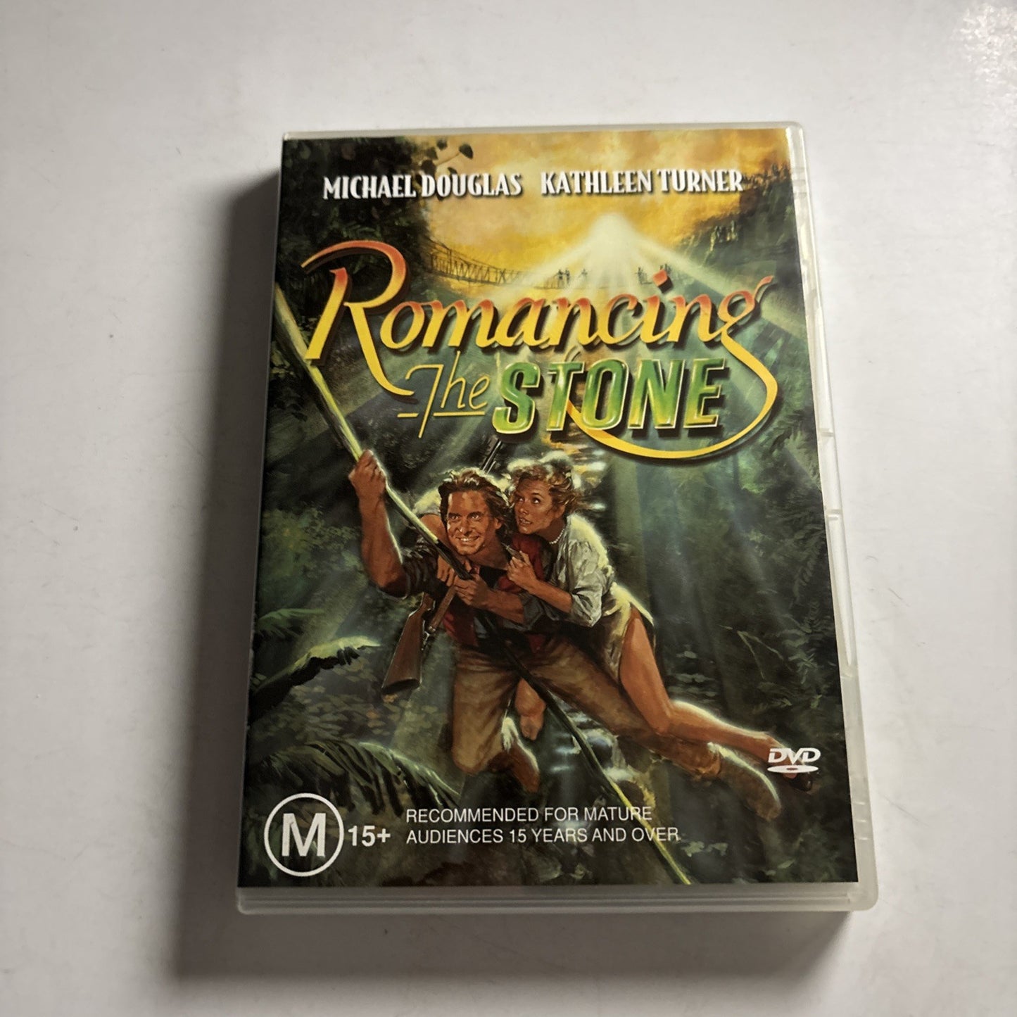 Romancing The Stone (DVD, 1984) Michael Douglas, Kathleen Turner Region 4