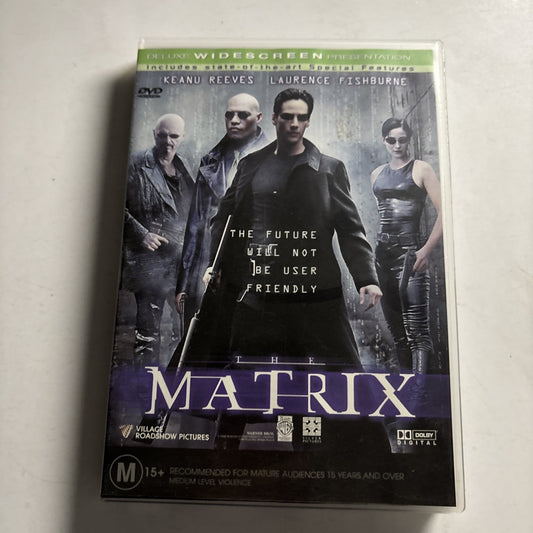 The Matrix (DVD, 1999) Keanu Reeves Region 4